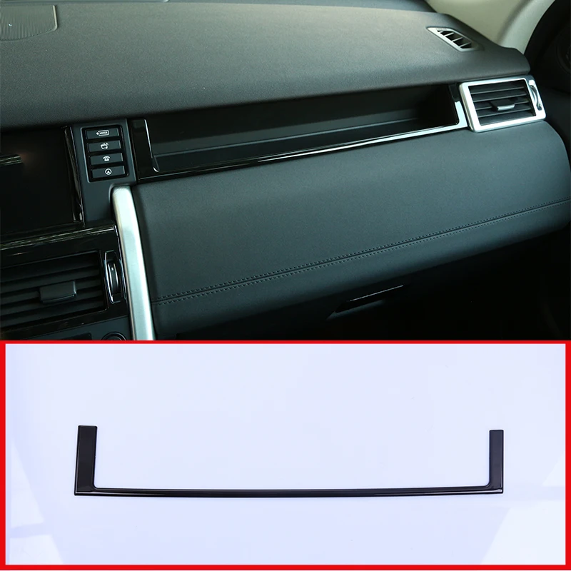 

1 Pcs For Land Rover Discovery Sport 2015-18 Gloss Black ABS Inner Co-Pilot Decoration Frame Trim Accessory For Left Hand Drive