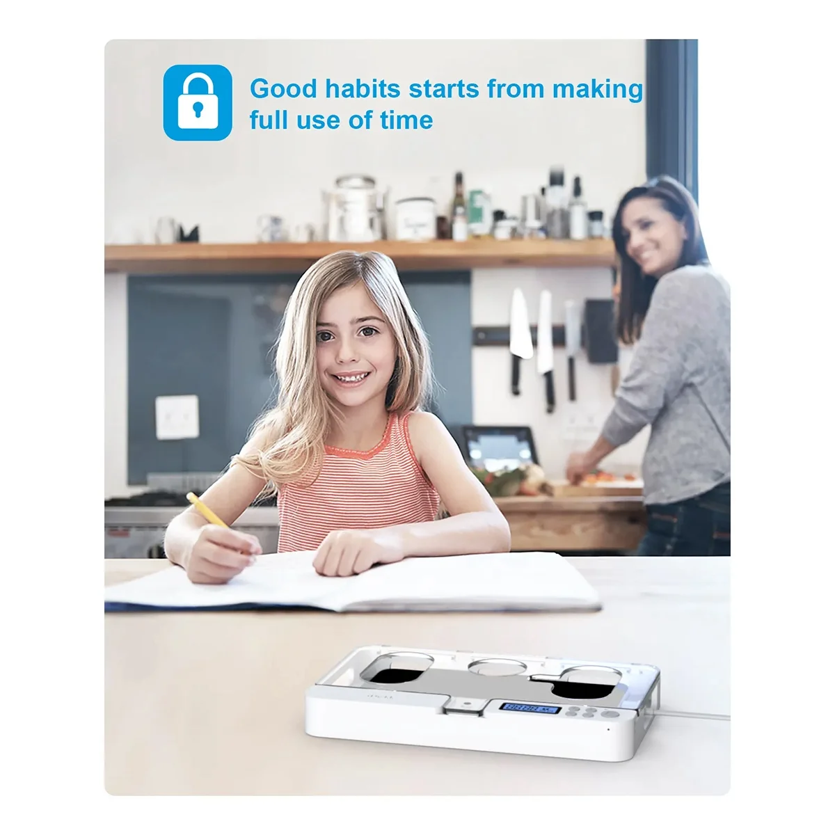 Прозрачный шкафчик для телефона с умным таймером самодисциплина ящик мобильного