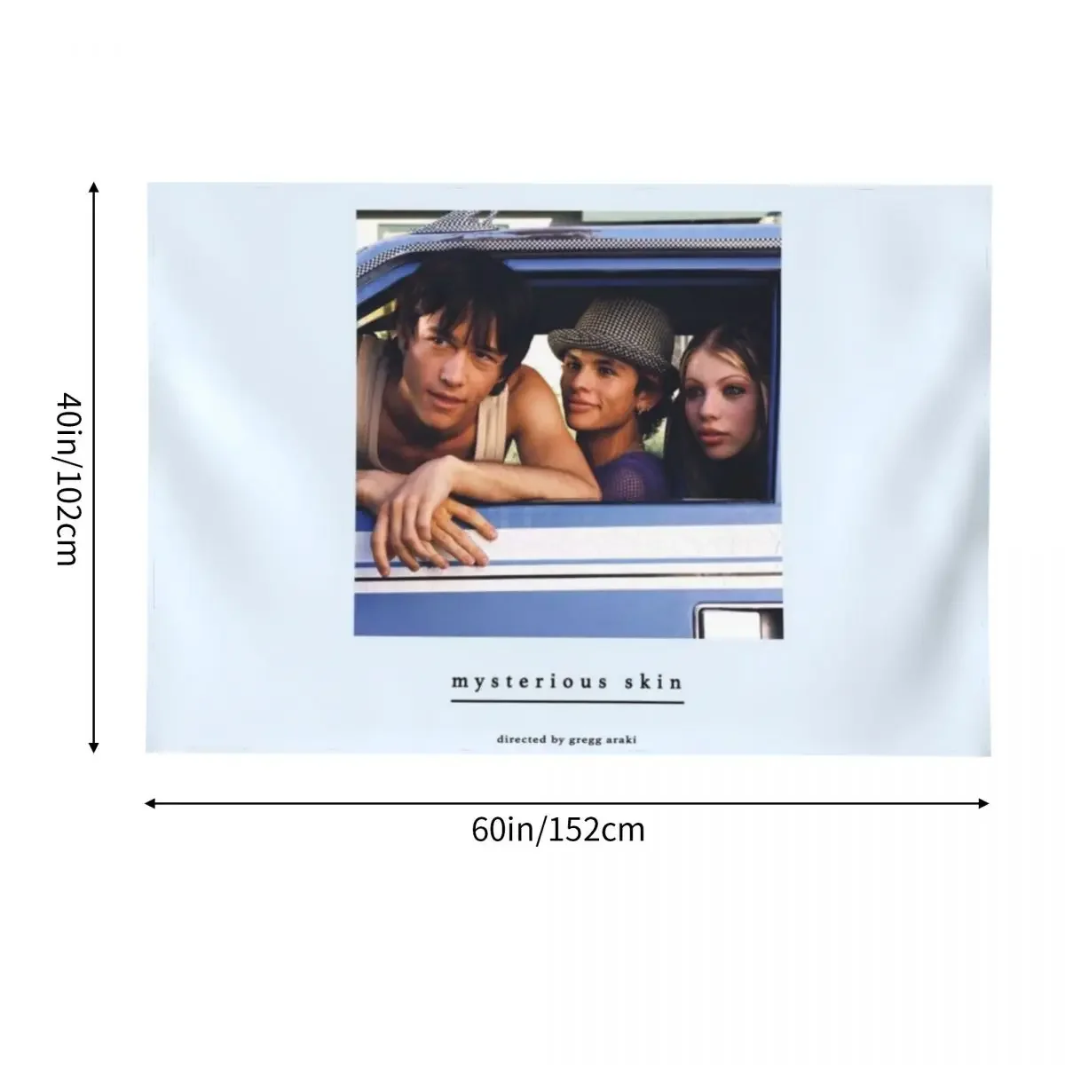 Загадочная кожа (Грегг Араки) Джозеф Гордон-Левт Мишель Трэуроберг Гобелен Декор