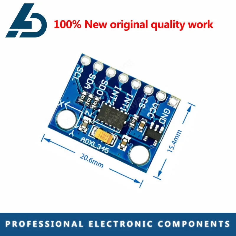 GY-291 ADXL345 Цифровой трехосный датчик ускорения силы тяжести наклона платы для
