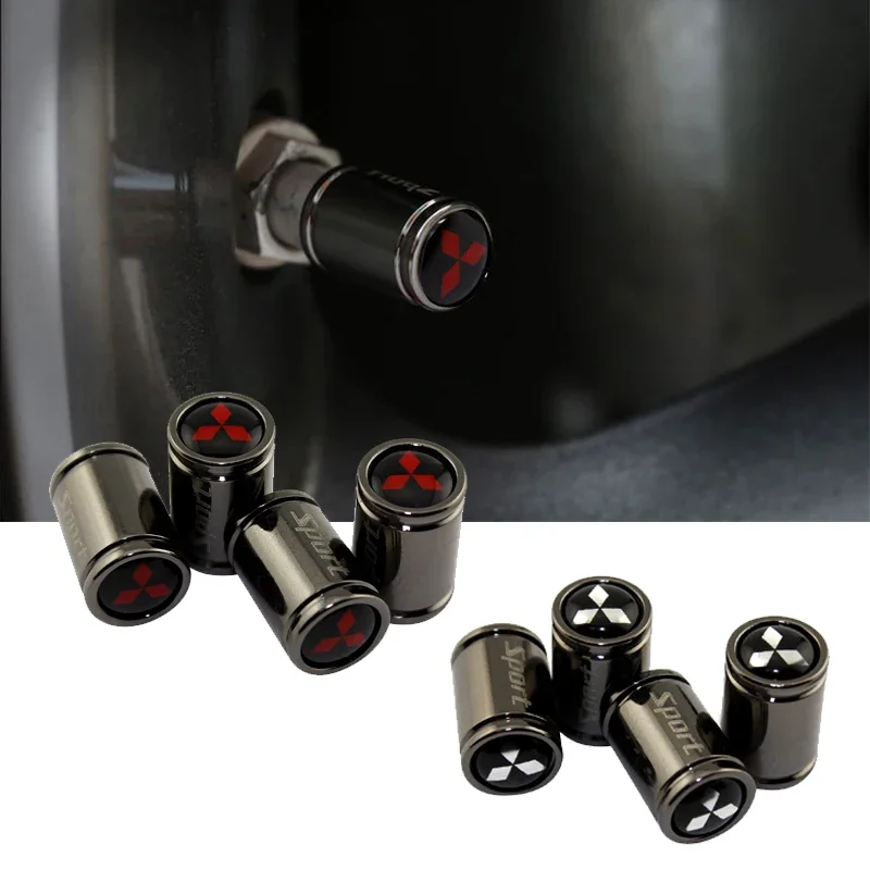 4 шт. колпачки для клапанов автомобильных шин Mitsubishi Ralliart ASX Lancer Cordia Pajero Mirage Triton