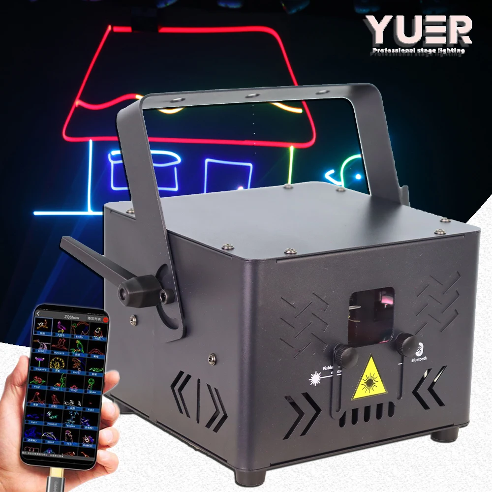 

Полноцветный 3D анимационный эффект 4 Вт 6 Вт RGB лазерный сканер огни приложение Contol DJ дискотека вечеринка бар проектор свадебное сценическое освещение