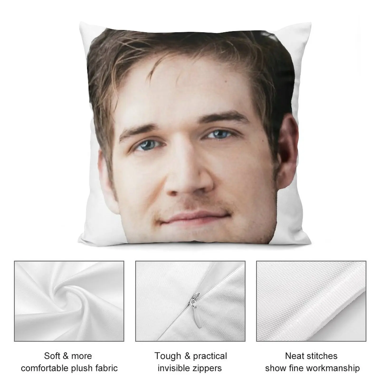 Декоративная подушка с головой бухэма диванная рождественские украшения 2025 г.