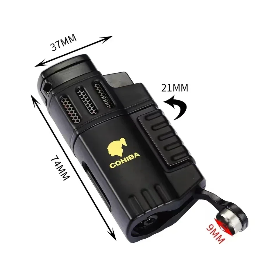 KUALOOL COHIBA LIGHTERS ветрозащитная зажигалка для сигар