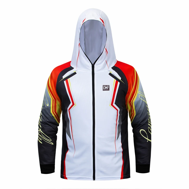 

Professional Fishing Hoodie Anti-UV Sunscreen Sun Protection Face Neck Fishing Shirt Breathable Quick Dry Fishing Clothes