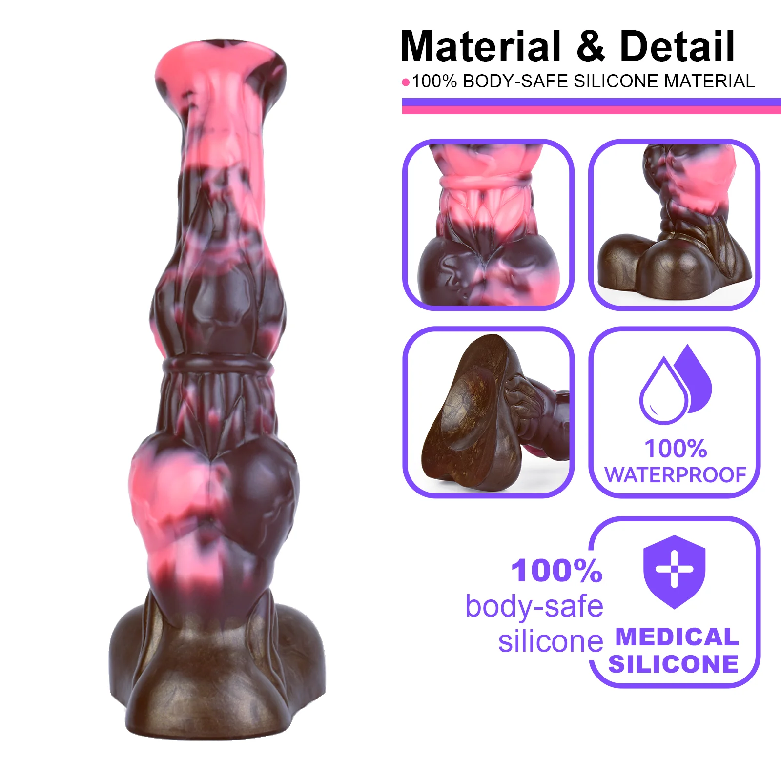 Большой силиконовый фаллоимитатор дешевый многоразовый для мастурбации жидкий