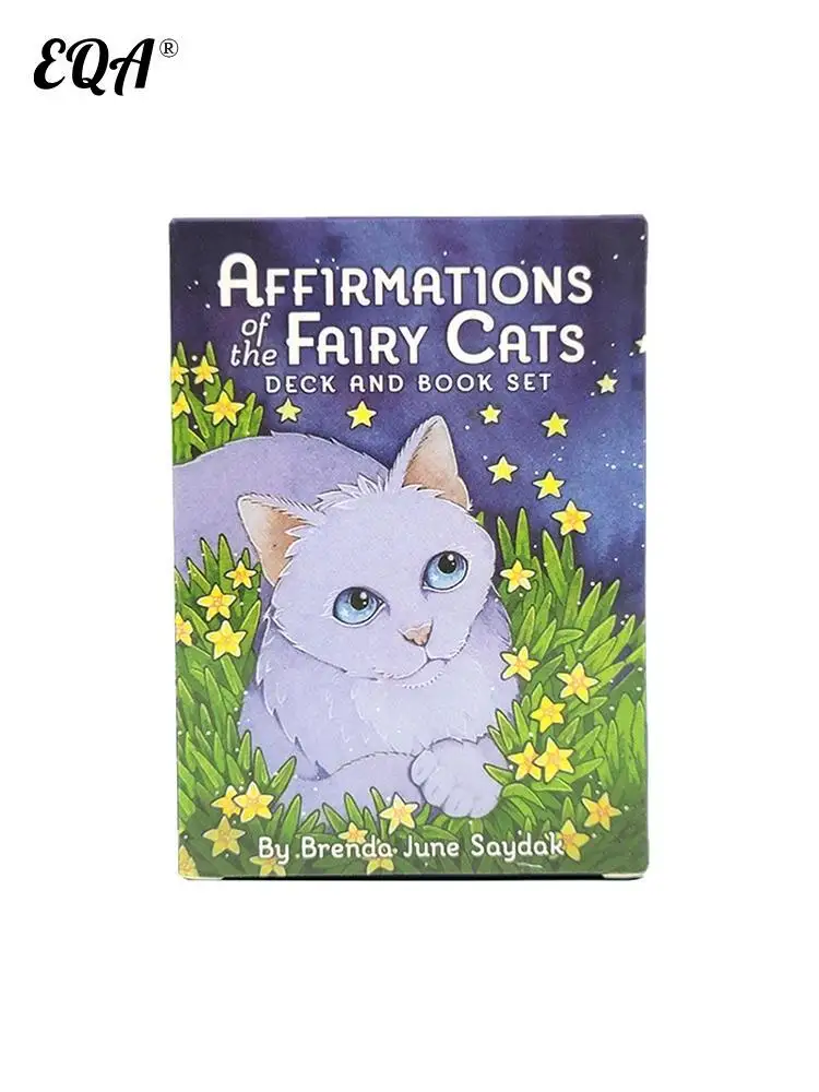 

1Box Affirmations Of The Fairy Cats Tarot Table Fortune-telling Deck Cards Board Game Fairy Cat Encouragement Oracle Card
