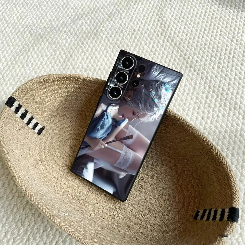 Фото Чехол для телефона Ghostblade wlop для Samsung Galaxy S26 S25 S24 S23 S22 S21 S20 Plus Ultra Note20, мягкий черный №2