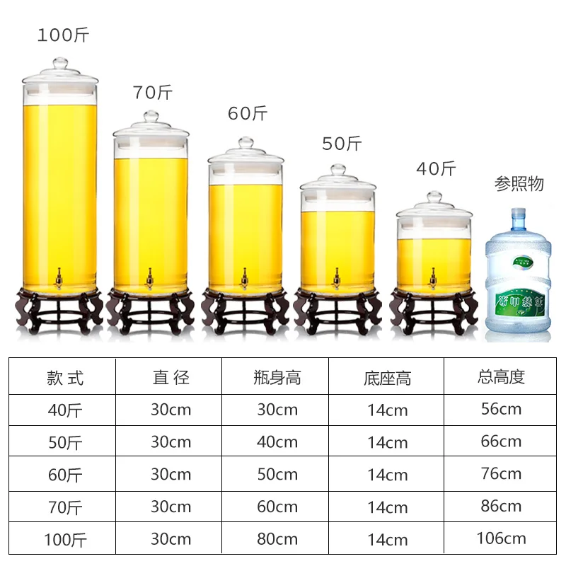 Пищевая бутылка для игристого вина большая банка Ganoderma lucidum deer horn домашняя 25 кг 30