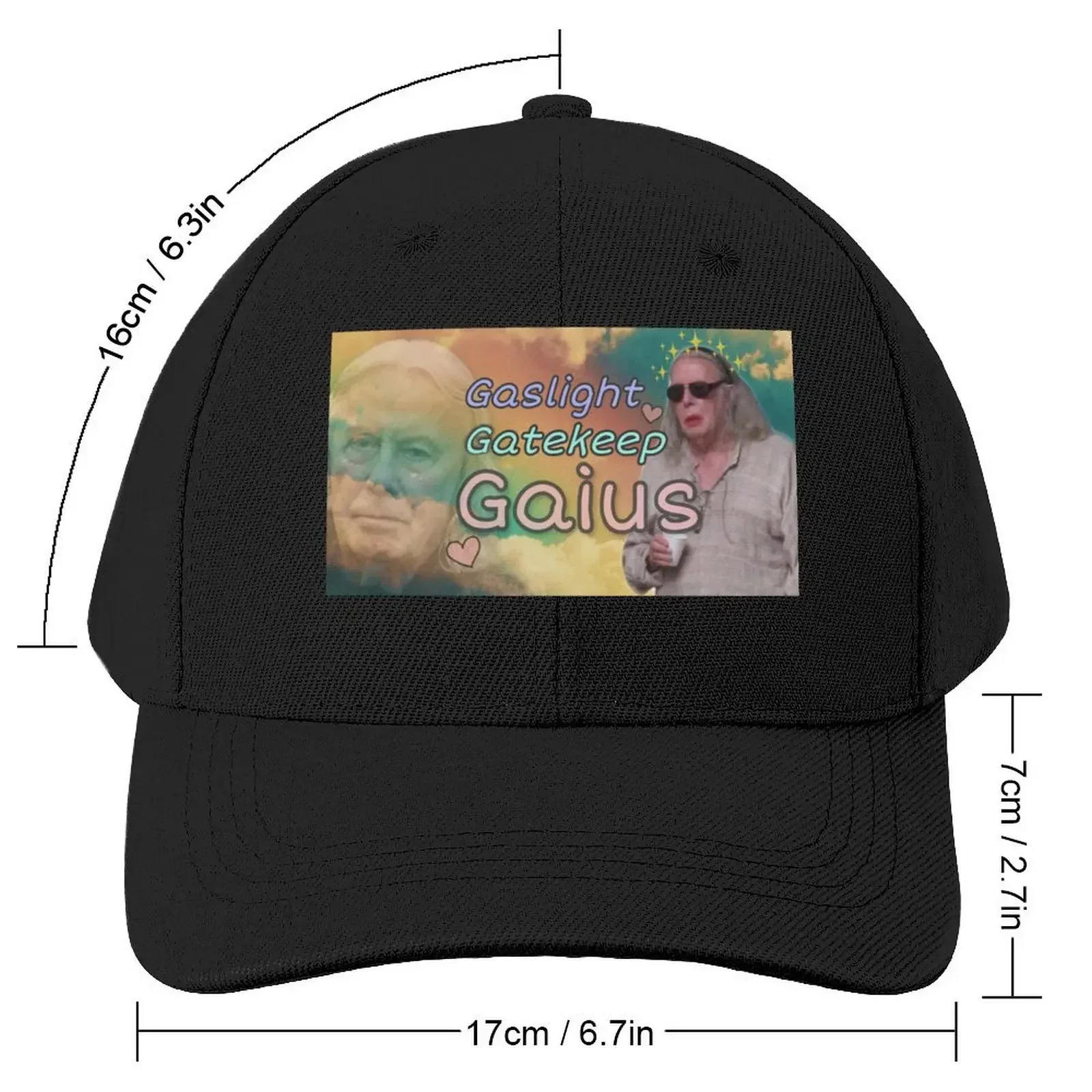 Gaslight Gatekeep Gaius aestheticCap Бейсбольная кепка Шляпа дальнобойщика милые шапки на день