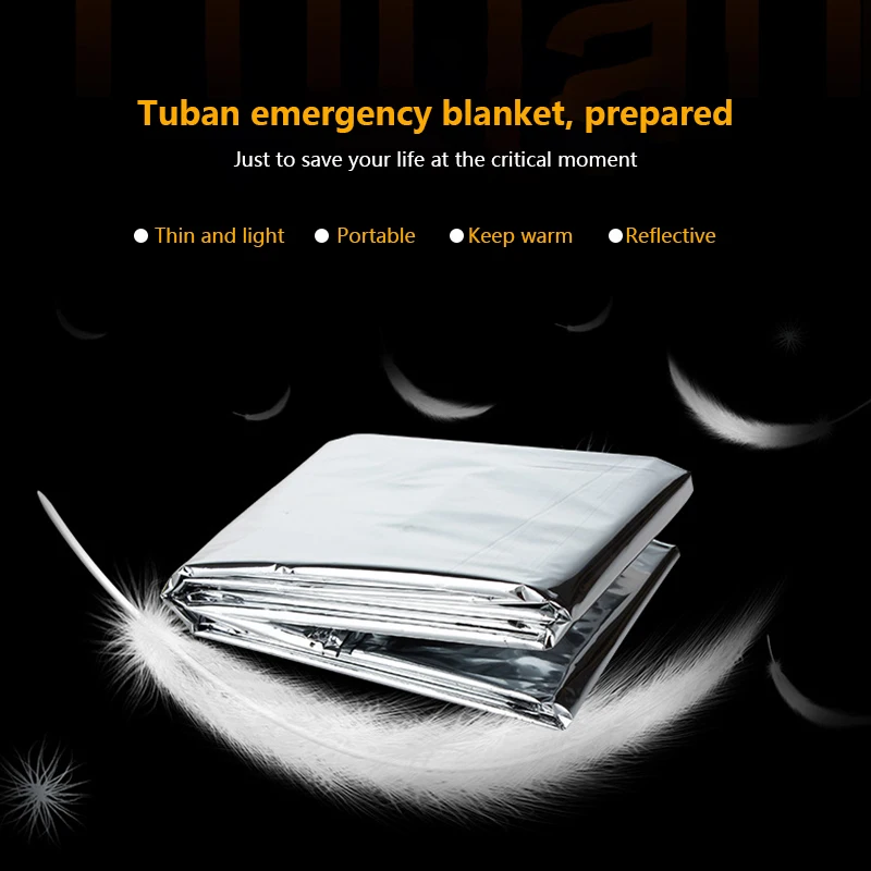 

Outdoor life saving first aid insulation blanket silver Emergency Thermal Blanket Waterproof Survival Blanket Aluminum Rescue