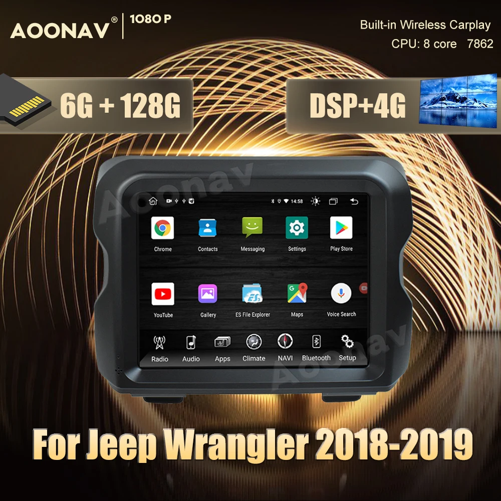 

Автомагнитола 2 din, Android, GPS, мультимедийный плеер для Jeep Wrangler JK 2008-2010, автомобильный GPS-навигатор, стерео плеер, головное устройство