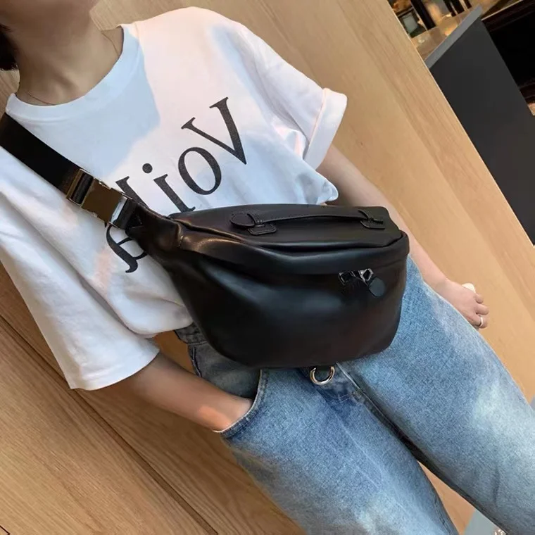 

Women Waterproof Crossbody Waist Bag Ladies Belt Bag Pack Fashion Travel Chest Bum Bag Unisex Travel Sport Small Purse B40