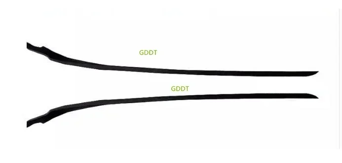 

ALIE переднее наружное боковое резиновое лобовое стекло для Ford Fiesta 2009-2014 Be8Z5403136A защитный уплотнитель внешний ламинат