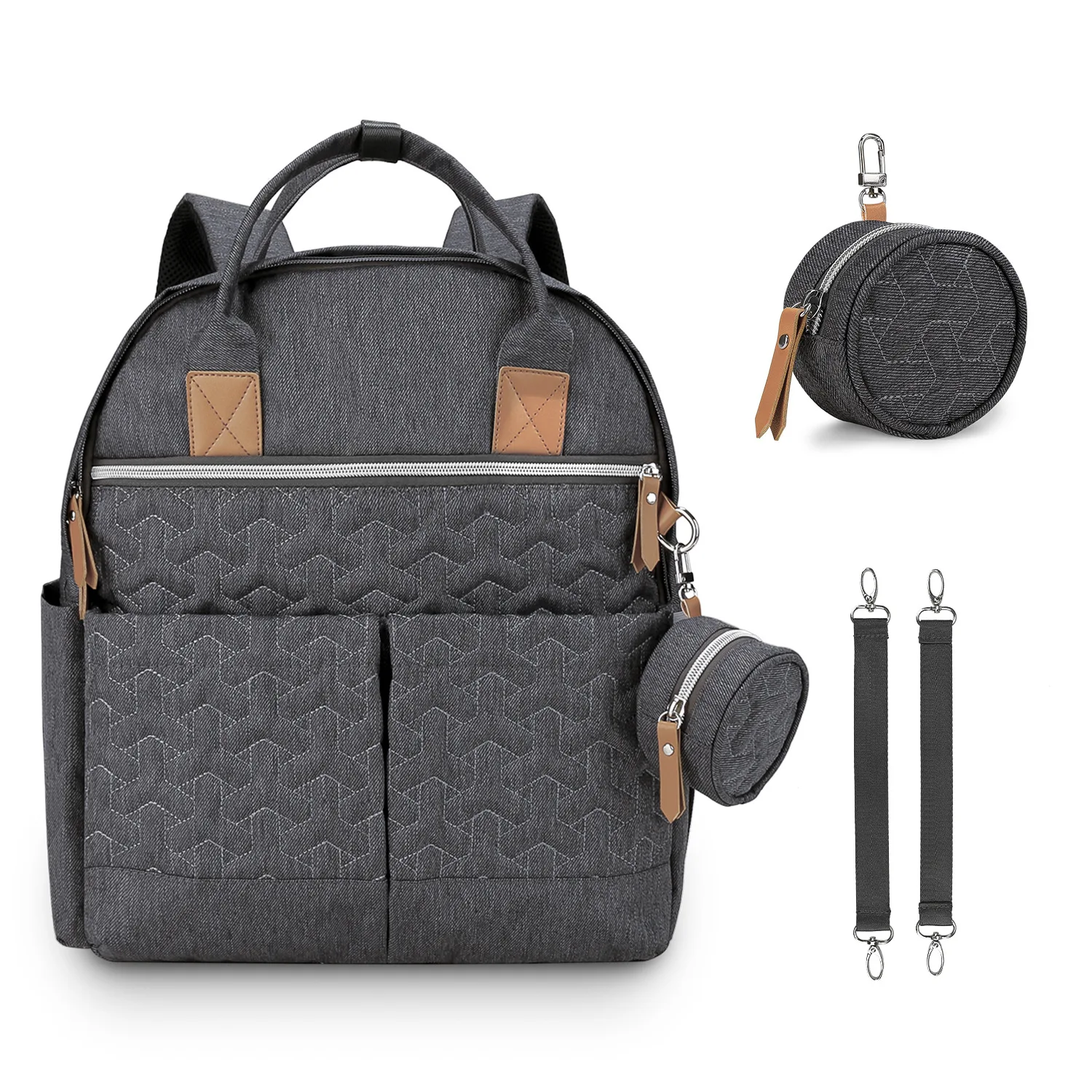 

Baby Diaper Bags Backpack Large Capacity Nappy Stroller Bag Organizer Mommy Maternity Travel Waterproof Diaper Bag for Baby Care