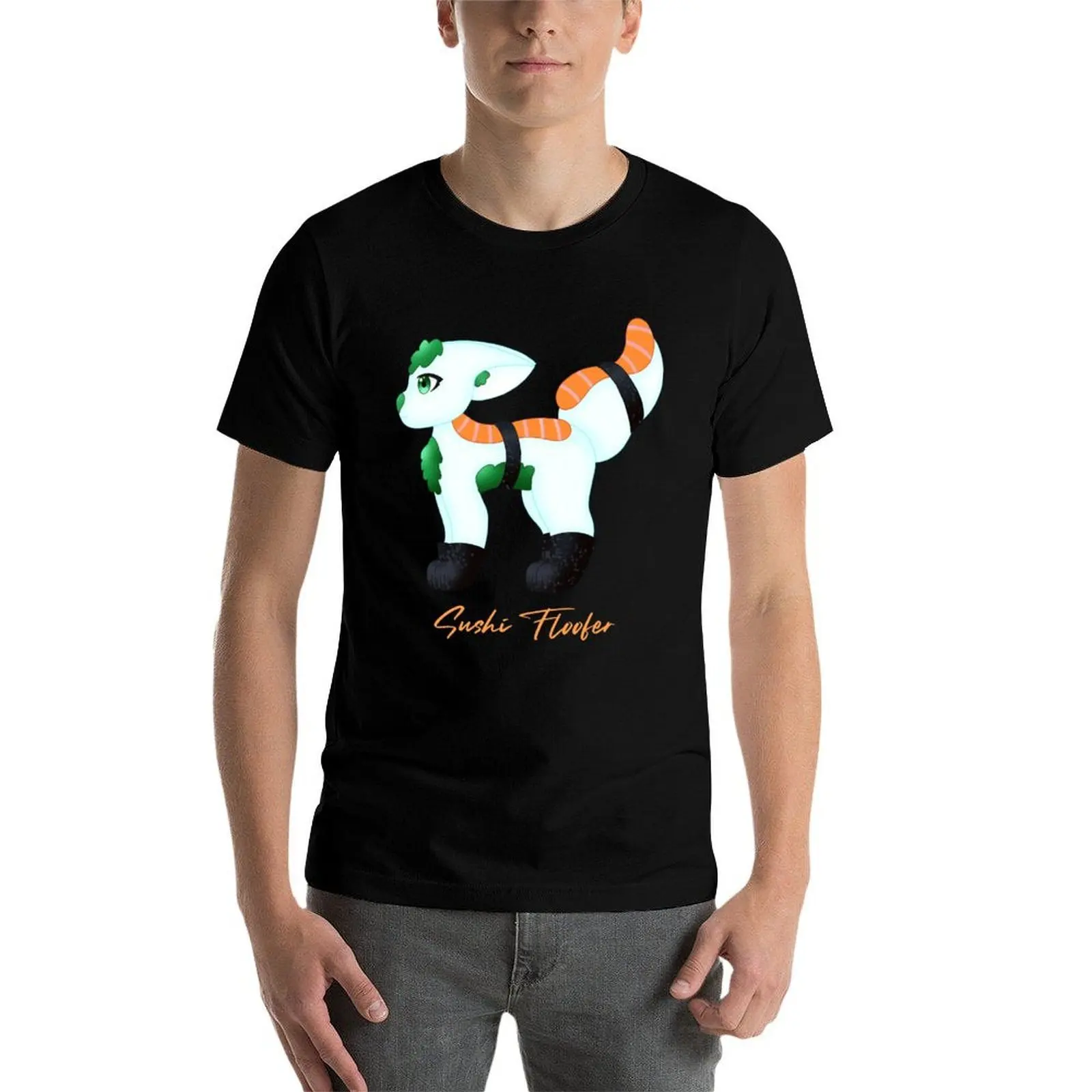Фото Футболка Sushi Floofer от Mackenna Originals, дышащая футболка с короткими рукавами для занятий спортом №3
