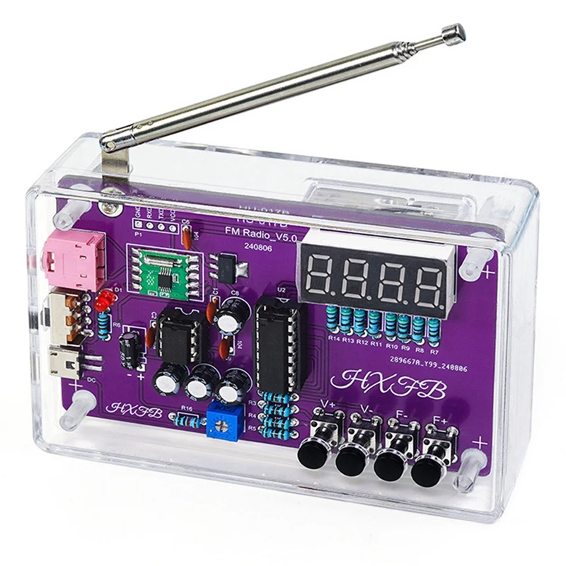 Новинка электронный комплект для самостоятельной сборки FM-радио Регулируемая