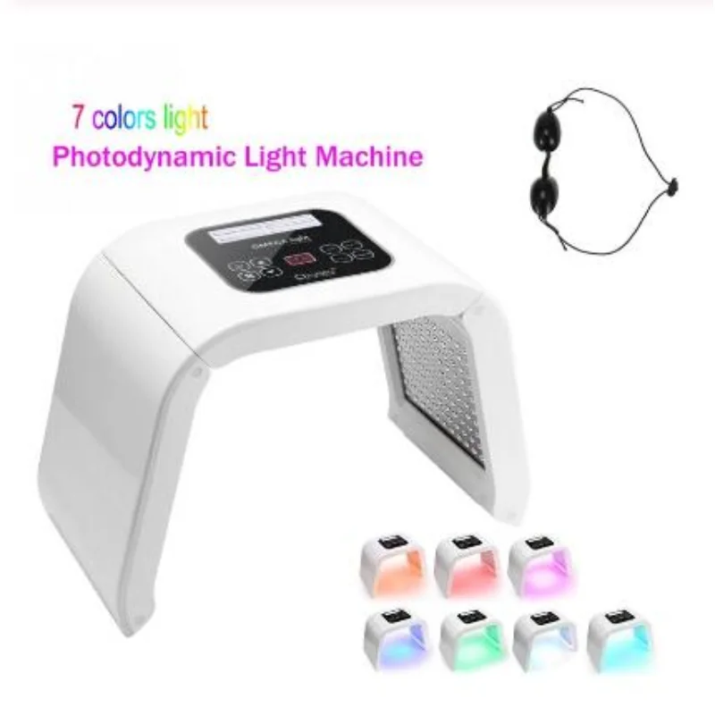 

2019 new 7 Color LED PDT Light Skin Care Beauty Machine LED Facial Mask PDT Therapy For Skin Rejuvenation Acne Remover Anti-wrin