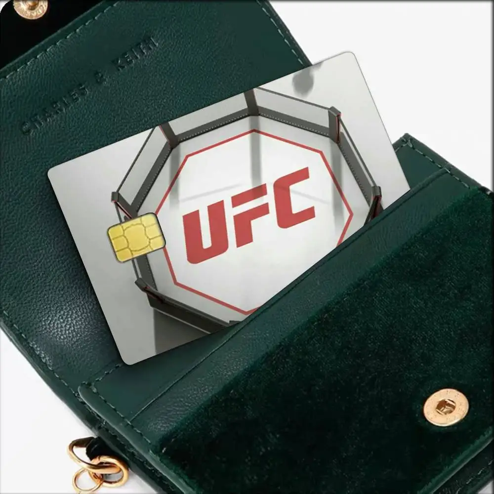 Фото Водонепроницаемая пленка-наклейка с логотипом UFC для кредитных и дебетовых карт, проездных на общественный транспорт №3