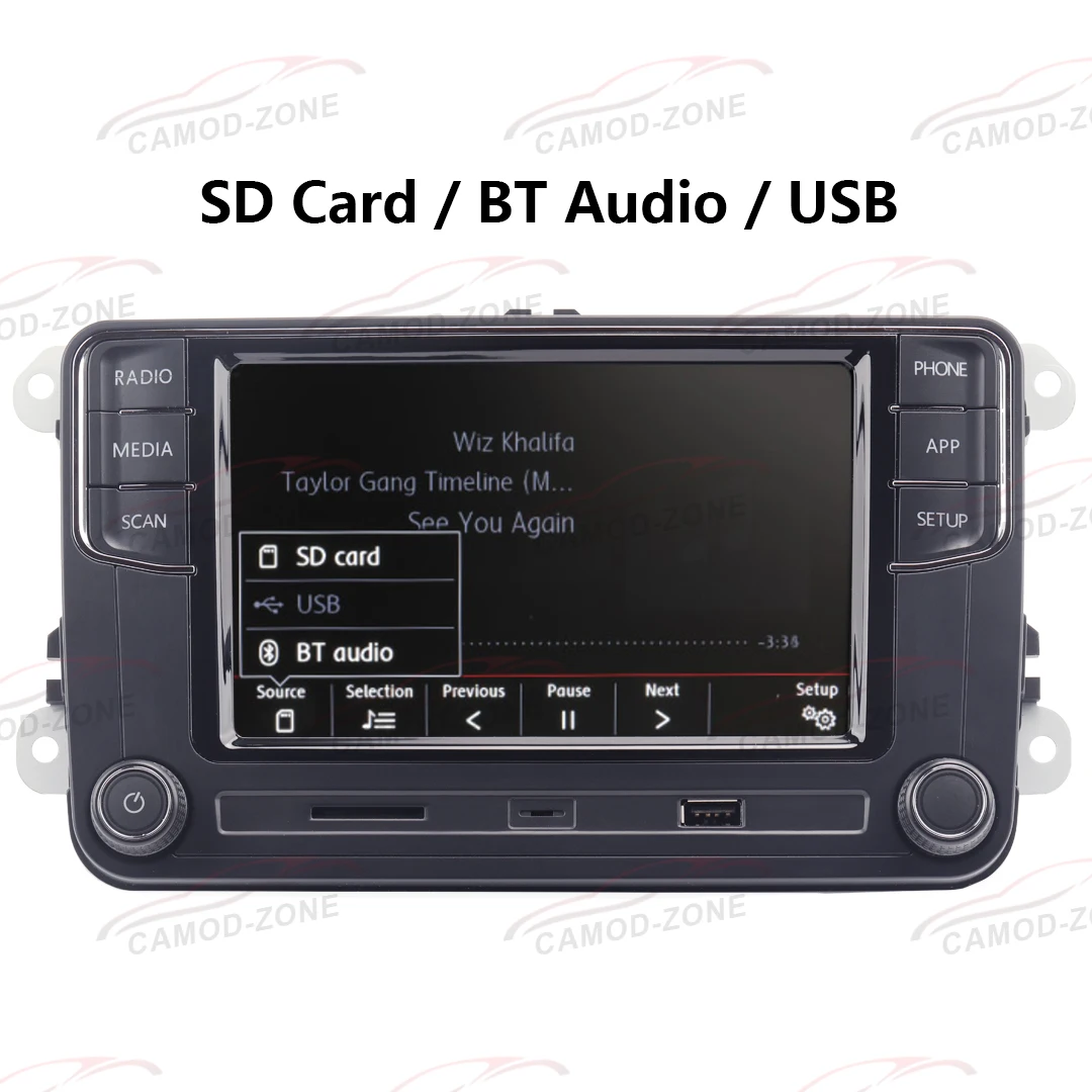 Автомобильный радиоприемник на Android Carplay NONAME RCD440 новый 6RD035187B Bluetooth для VW Passat B6 B7 Golf