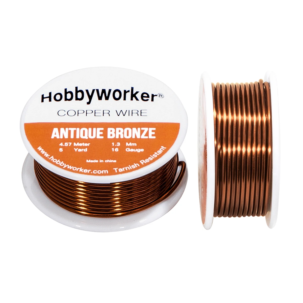 XUQIAN 99% Copper Wire Antique Bronze with 6 Sizes Tarnish Resistant for Jewelry Making or Crafts Supplies W0020