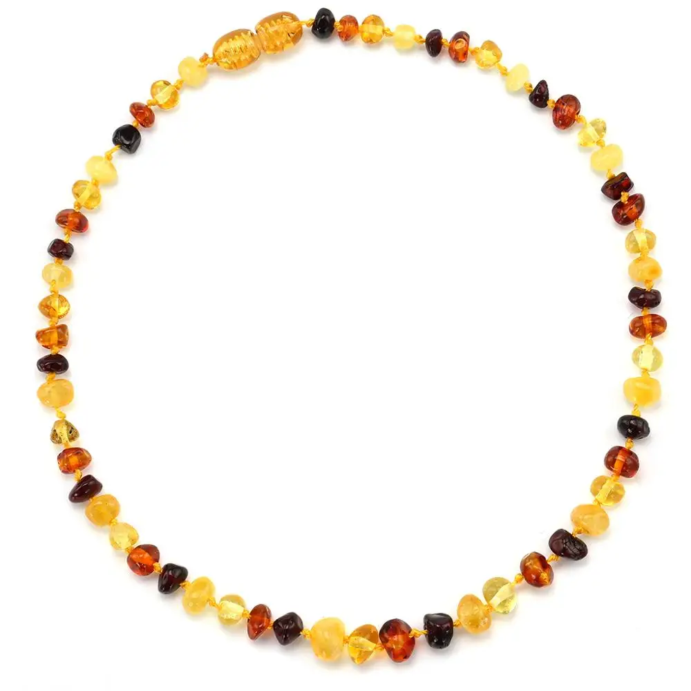 

Amber Teething Necklace for Baby - No invoice, no price, no logo - 7 Sizes - 10 Colors - Ship from CN