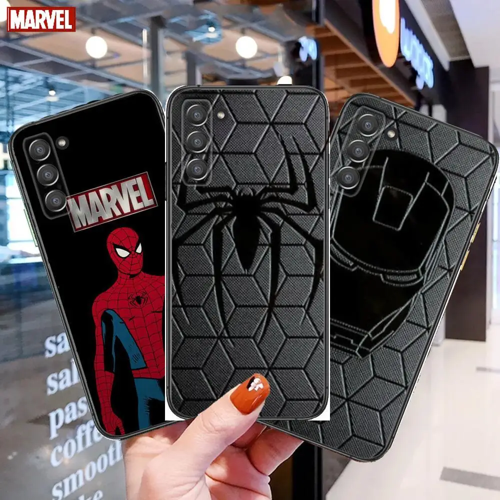 

Marvel Iron Man Spiderman Phone cover hull For SamSung Galaxy s6 s7 S8 S9 S10E S20 S21 S5 S30 Plus S20 fe 5G Lite Ultra Edge