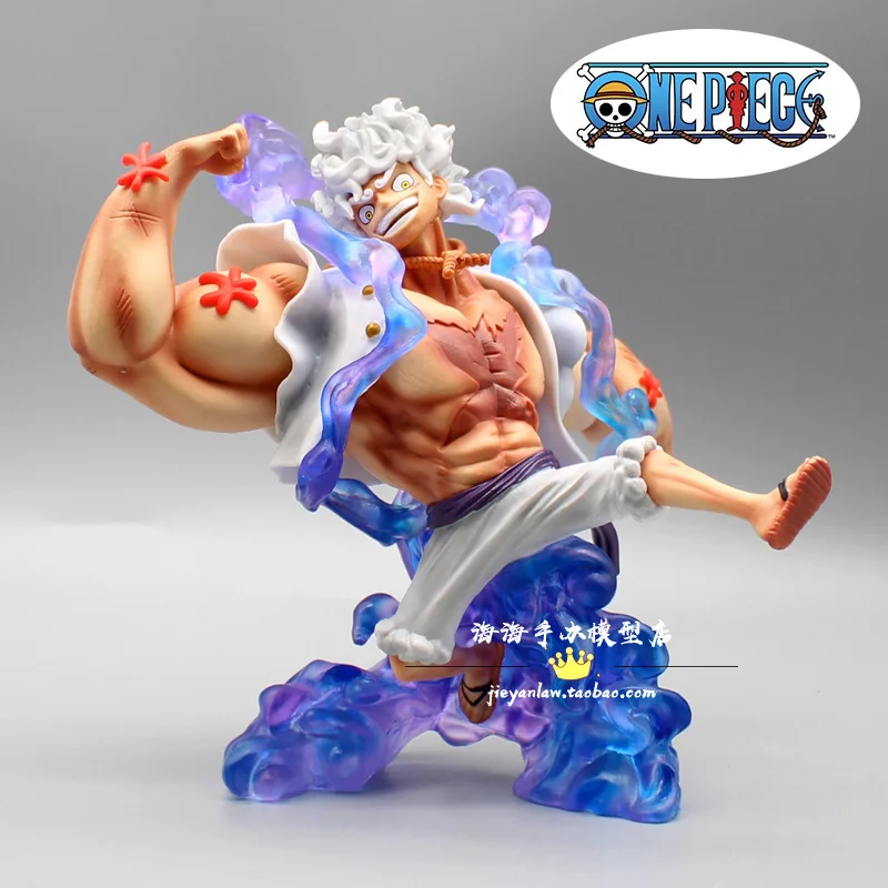 

One Piece Luffy Gear 5 Anime Action Figure Sun God Nika Luffy Figurine Anime PVC Statue Model Car Ornament Collectible Doll Toys