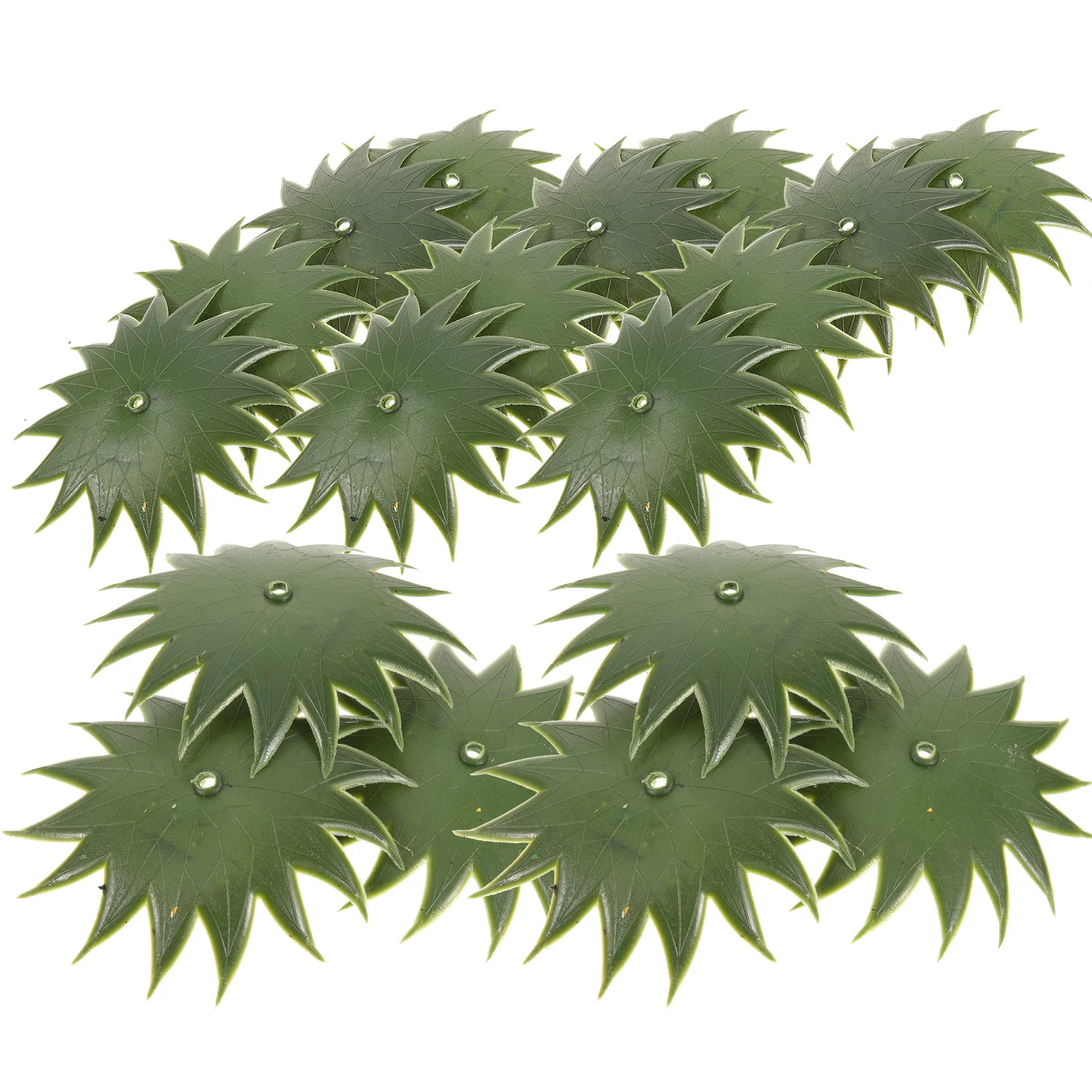 

50pcs Plastic Flower Calyxes DIY Green Sepals DIY Plastic Calyxes Artificial Flower DIY Accessories