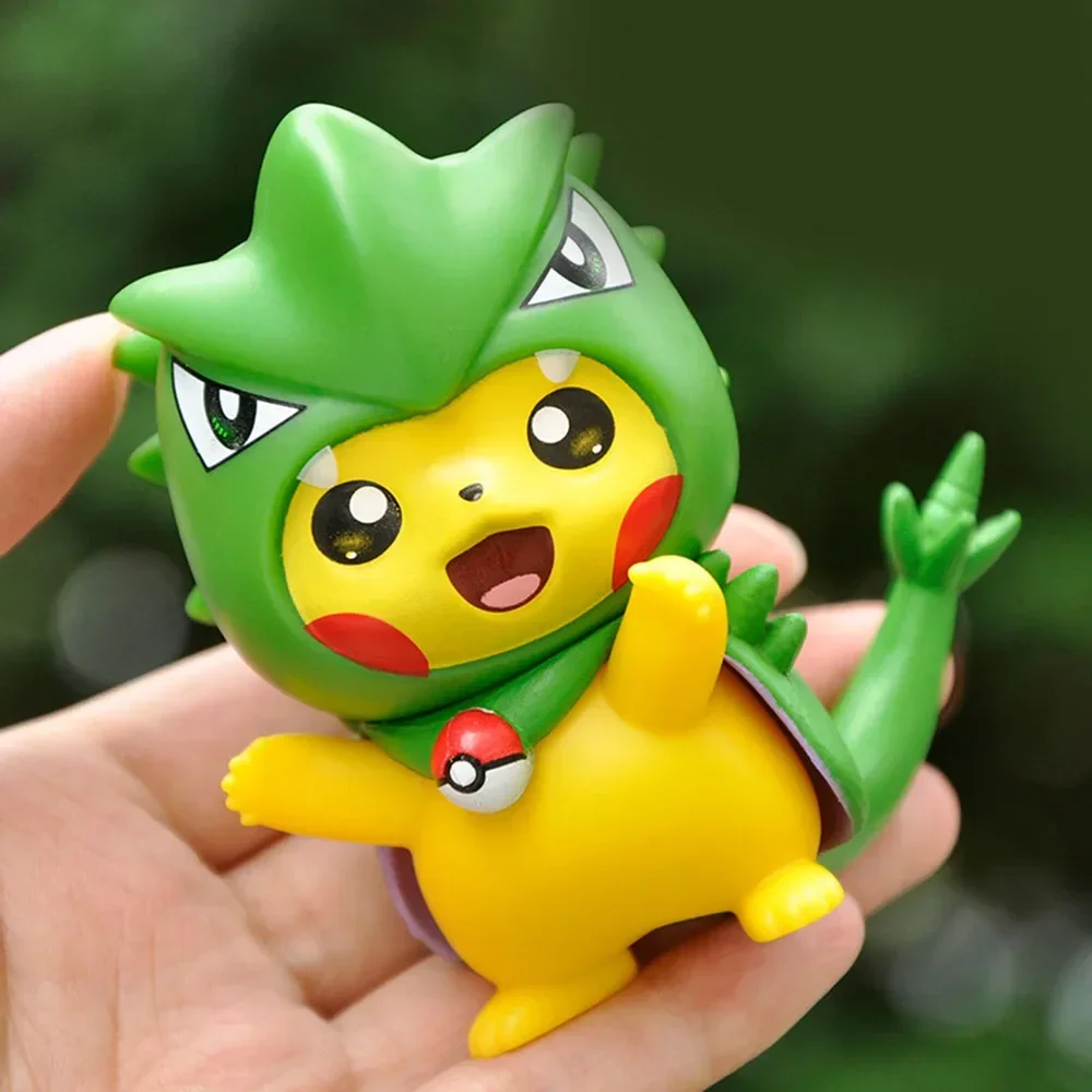 6 шт./партия фигурки персонажей аниме Пикачу