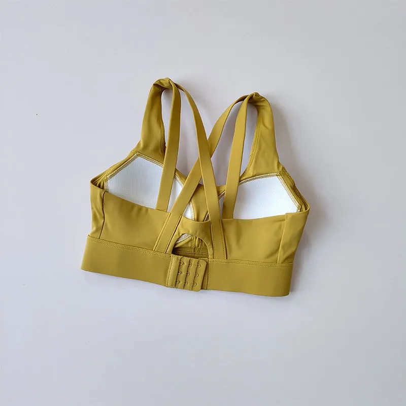 2023 New Women Cross Strap Sports Bra Top Women Push Up Sexy Sport Bras  Gym Crop Top Shockproof Fitness Top Sport Bra Yoga Bras