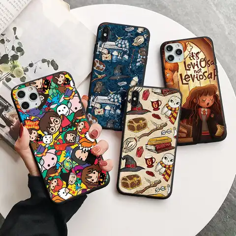 оболочка телефона Art Ring Potters Wand Harries применима к iPhone 14 13 12 11 Pro Max 13 Mini X XS 10 XR 8 7 6 S Plus SE 2022 2020 TPU Fundas