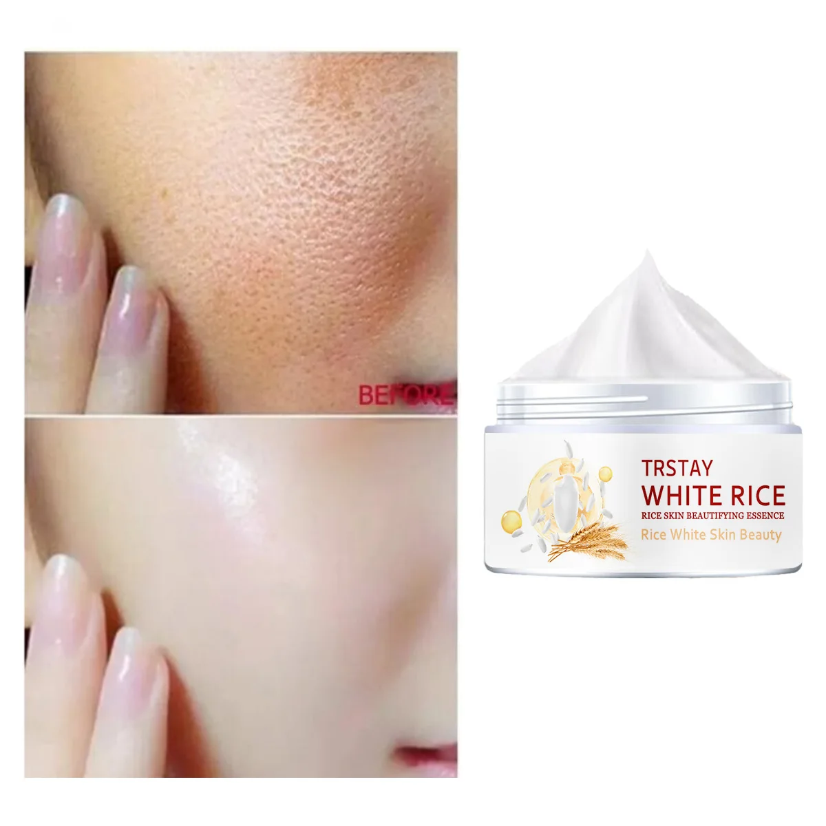 крем увлажняющий и осветляющий тонкие линии рисовый укрепляющий для подтяжки