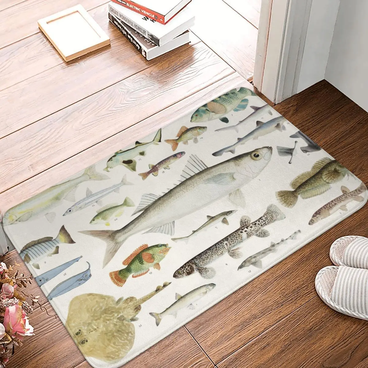 Уникальный напольный коврик рыба коллекция входная дверь Коврик Гостиная Кухня