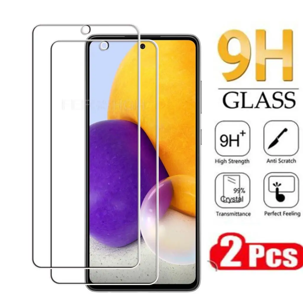 Оригинальное защитное закаленное стекло для Samsung Galaxy A72 4G 6,7 дюйма GalaxyA72 A 72 SM-A725F A725M, защитная пленка для экрана