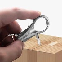 unboxing keychains knife folding clipper car key chain unpacking multifunctional tool for key rings holder durable best gift
