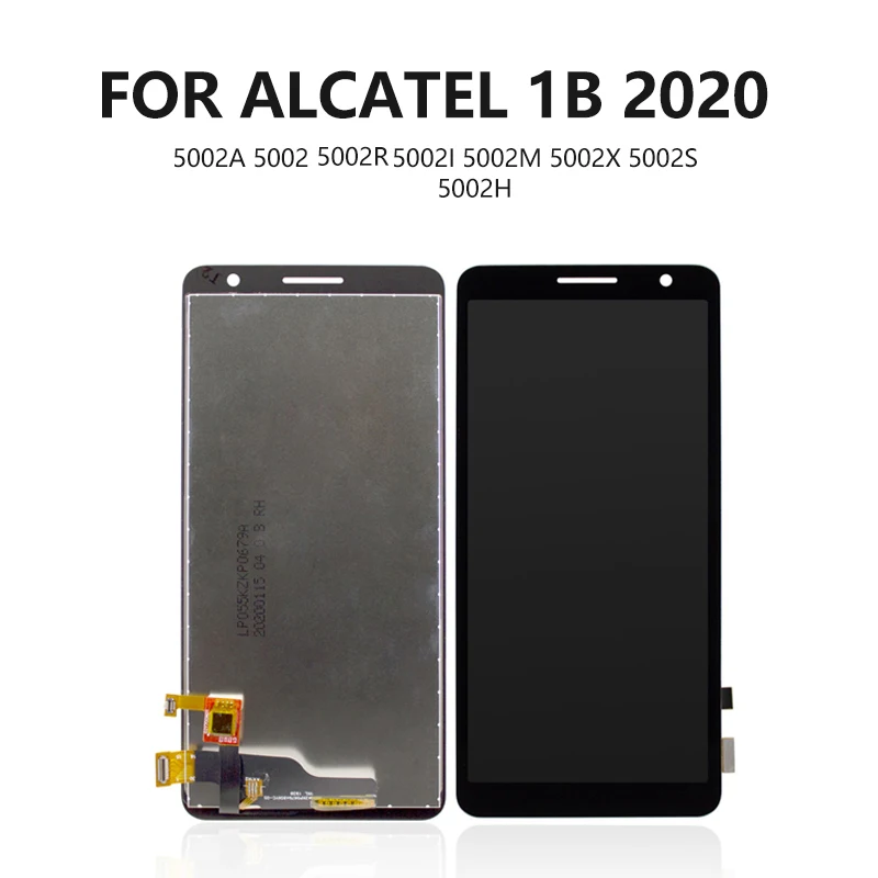 5 5 mobile phones lcd display for alcatel 1b 2020 5002a 5002 5002i 5002m 5002x 5002s 5002r 5002h touch screen digitizer free global shipping