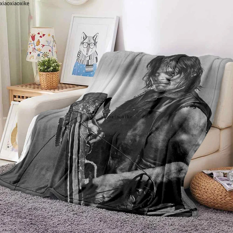 Классические фильмы яркая драма серия Ходячие мертвецы мягкое одеяло модное для