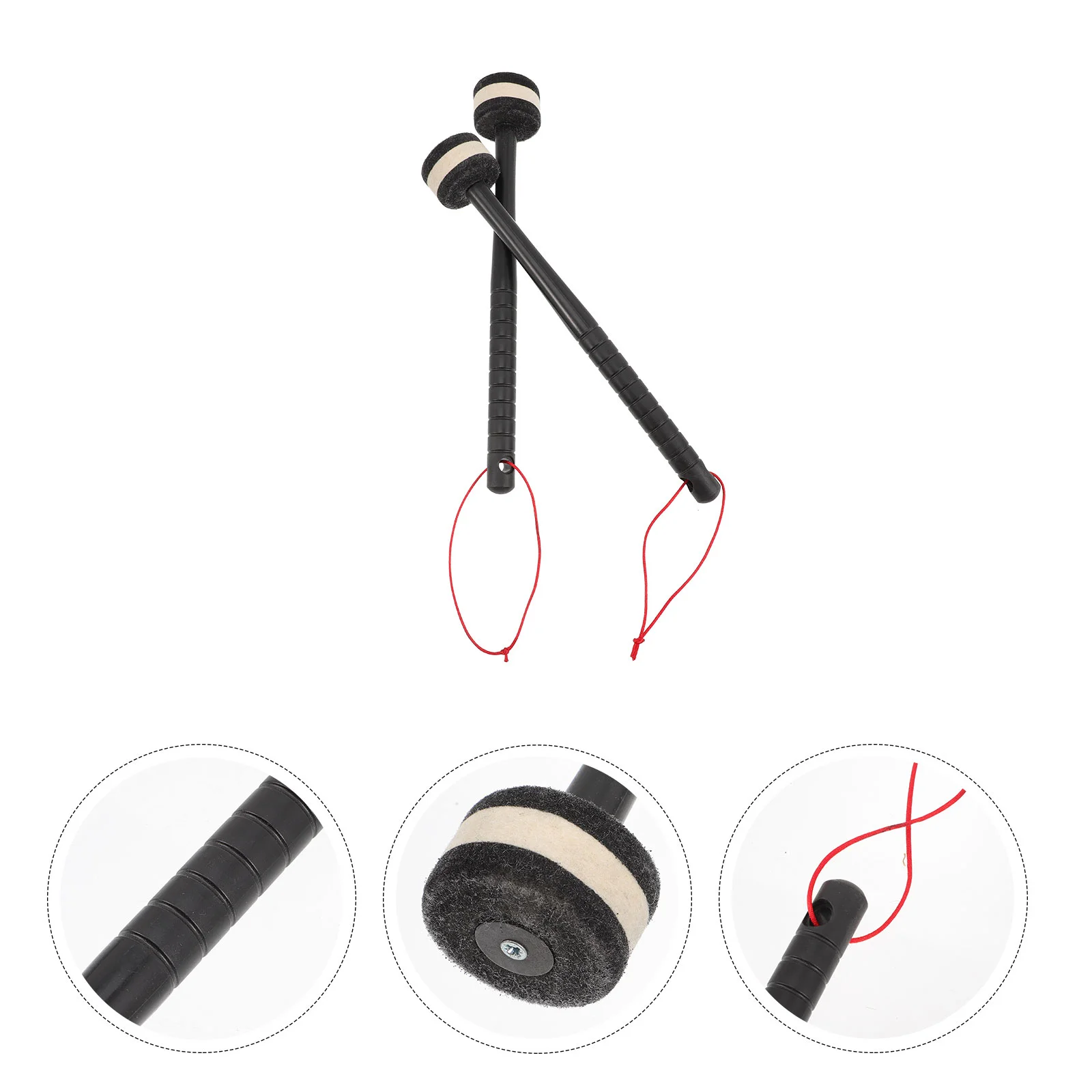 

7a Drumsticks Drum Supplies Drum Hammer Drum Parts Felt Performance Drum Stick Musical Instrument Drum Sticks Simple Drumstick