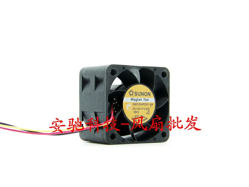 Вентилятор ЦП для сервера Sunon 4028 GM1204PQV1-8A 12V 2 8 W / 2. 6w 3 line 1U2U