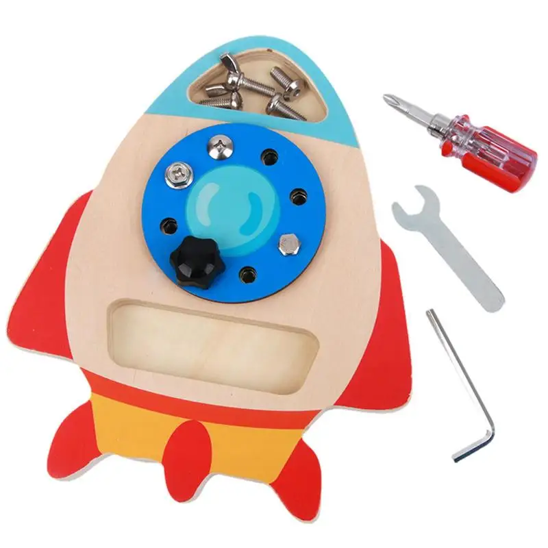 

Montessori Screwdriver Board Set Screwdriver Toy Set Board Nuts And Bolts Toy With Two Storage Spaces Screwdriver Toy Suitable