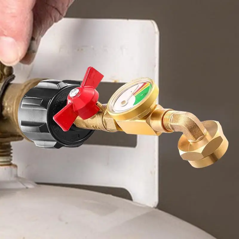 Адаптер для заправки пропана твердый латунный локоть адаптер давления