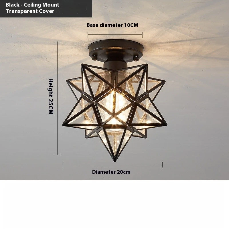 

Потолочный светильник Claeted красная звезда