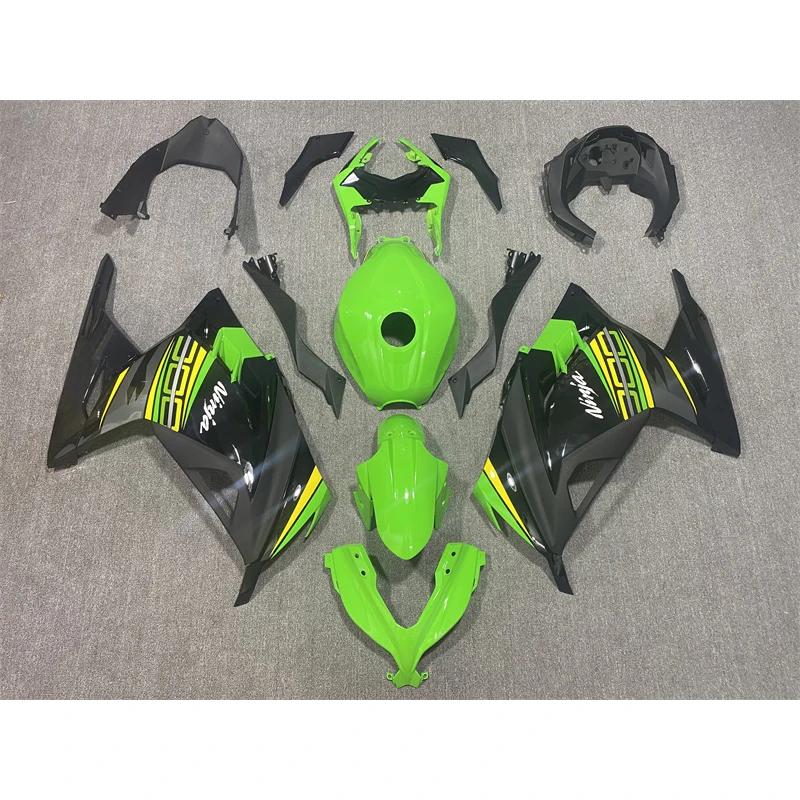 

for Kawasaki NINJA300 2013 - 2017 Motorcycle ABS Plastic Fairing Kit, Motorcycle Ninja 300 13 14 15 16 17 Body Fairing Green
