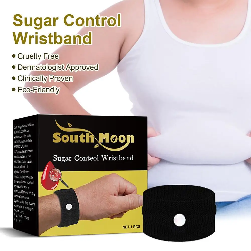 

1pc Sugar Control Wristband Blood Glucose Management Body Care Wrist Strap Regulate Blood Sugar Levels Safe Health Care Tools