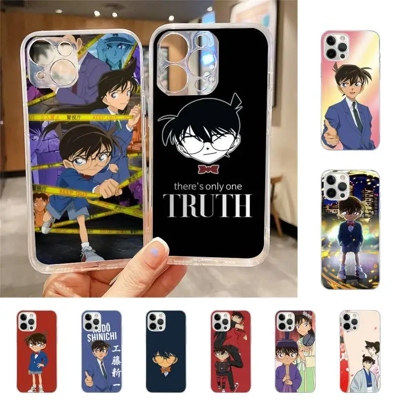 

Anime Detective Conan Phone Case For Iphone 7 8 Plus X Xr Xs 11 12 13 Se2020 Mini Mobile Iphones 14 Pro Max Case