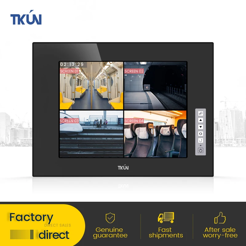 

15,6-дюймовый (V121S-HD) Встроенный промышленный монитор, кнопка OSD, широкое напряжение, наружный воздушный дисплей.