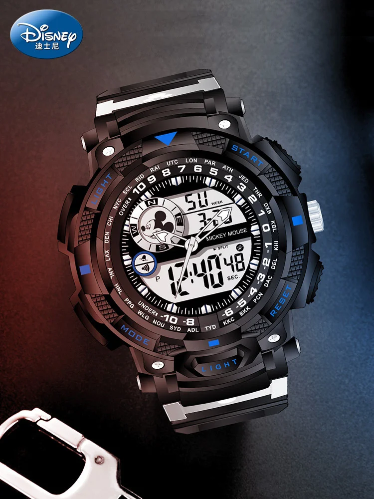 

Disney Children's Electronic Watch Boys' Sports Waterproof Junior High School Mickey Junior High School