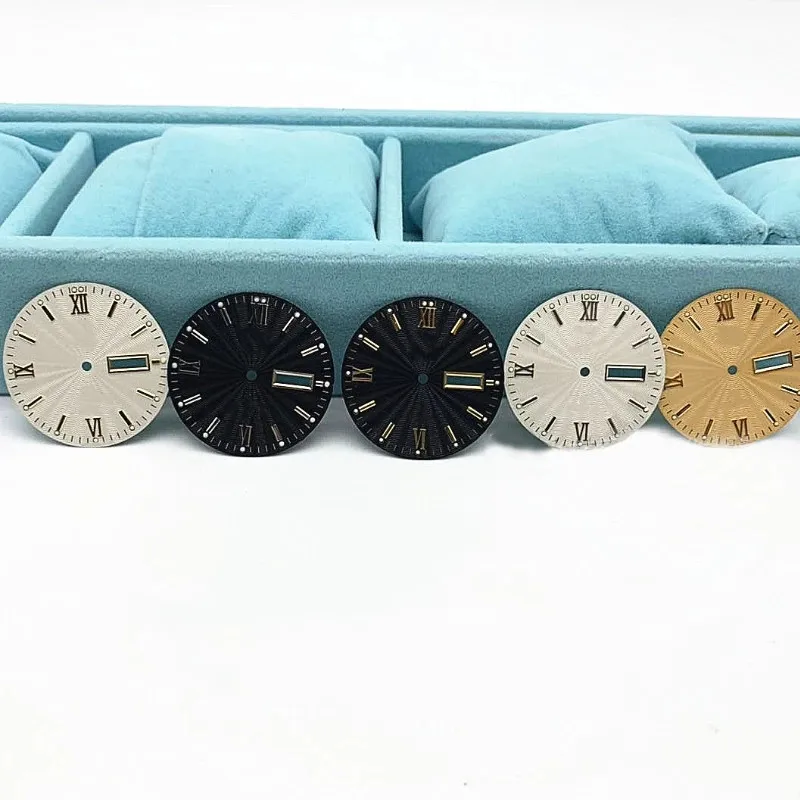 

Циферблат часов 34 мм, подходит для часового механизма 46941 46943, супер светящиеся часы с двойным календарем, буквенные часы, аксессуары
