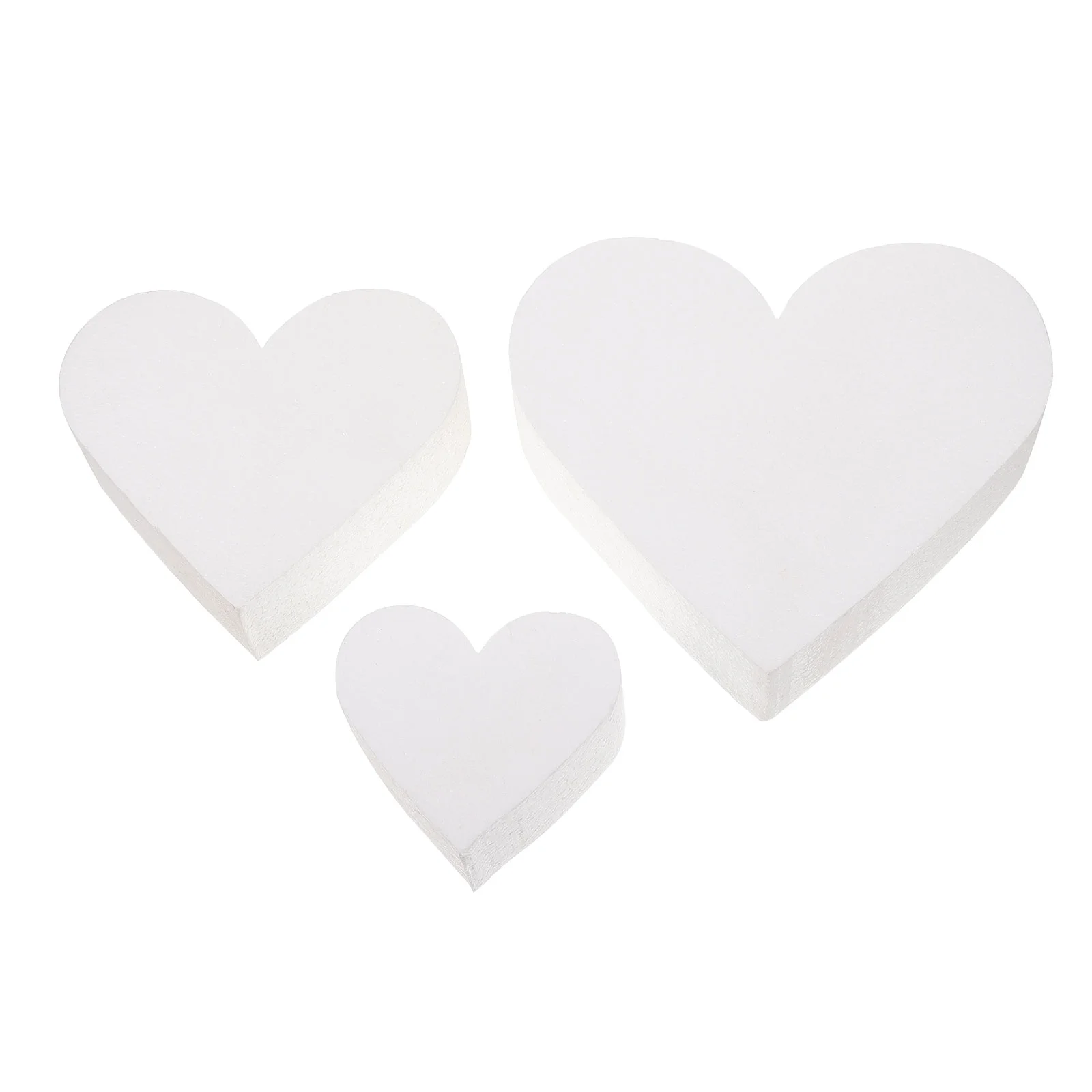 

3 Pcs Dummy Cake Cup Paper Flour Wedding Stand Heart Practice